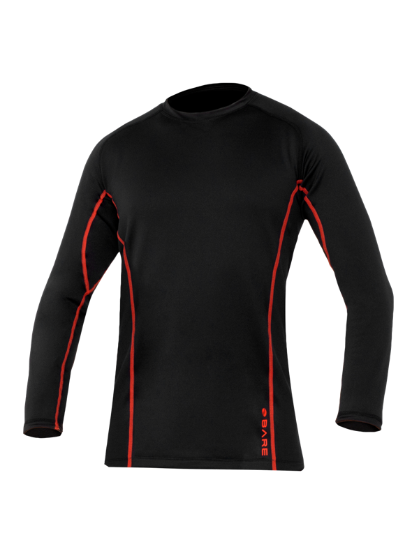 Used Bare Ultrawarmth Base Layer Top, Mens-Black