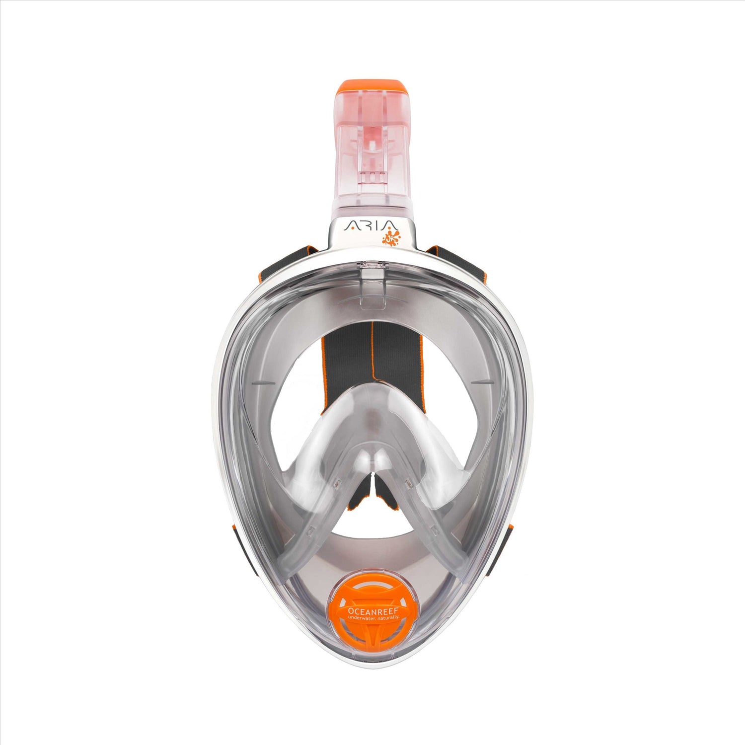 Used Ocean Reef Aria Jr – Full Face Snorkeling Mask White One Size-White