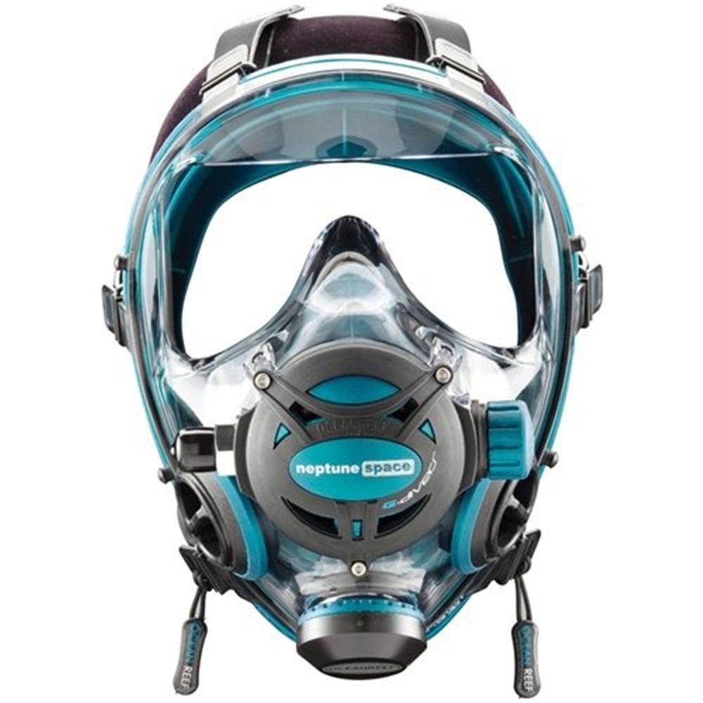 Used Ocean Reef Diving Mask Neptune Space G.Divers-Emerald