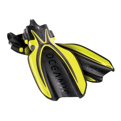Used Oceanic Manta Ray Fin-Yellow/Black-XS-Like New