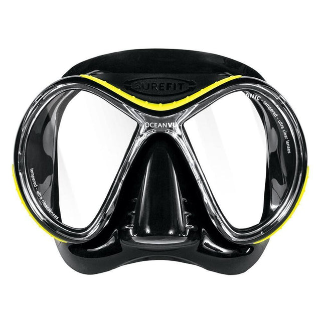 Used Oceanic Oceanvu Mask Black/Yellow-Black/Yellow-Very Good-