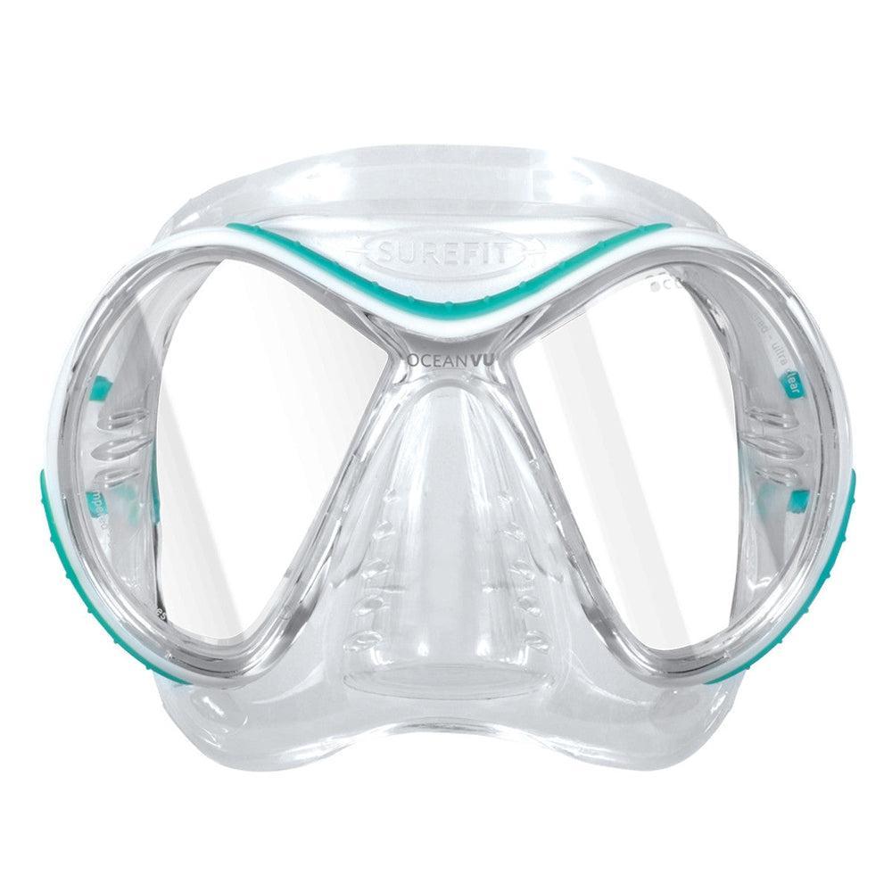 Used Oceanic Oceanvu Mask Black/Yellow-Sea Blue-Good-