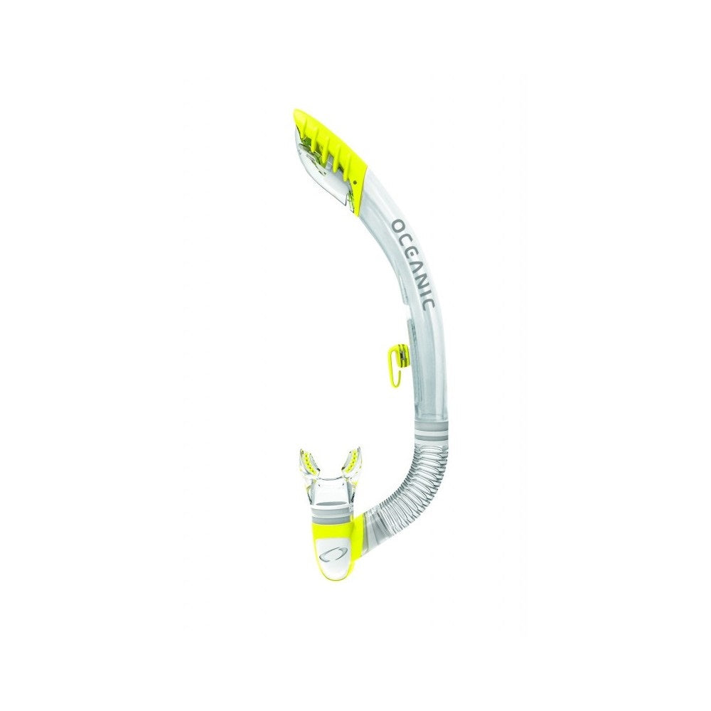 Used Oceanic Ultra Dry 2 Snorkel-Clear/Yellow