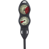 Scubapro 2-Gauge U-Line Compact Plastic Pressure Gauge, Standard Depth Gauge Dive Console-
