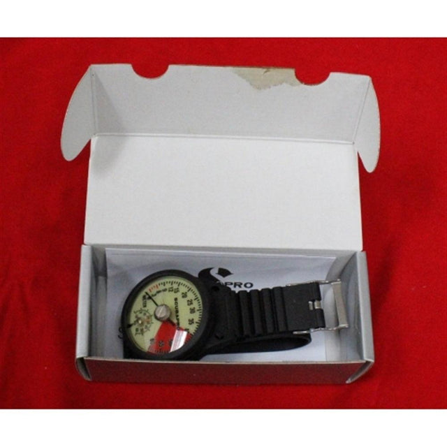 Used Scubapro Uwatec Wrist Mount Metric Depth Gauge - Like New-Like New-