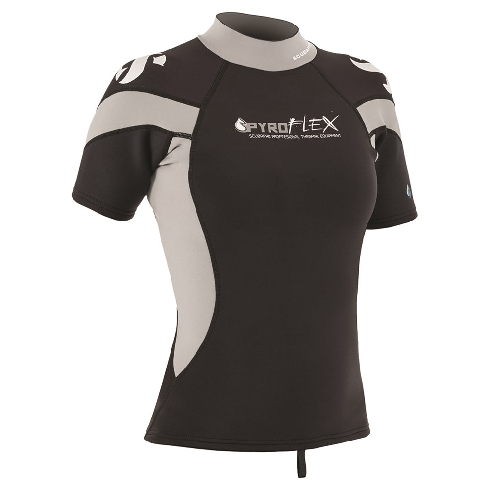 Used ScubaPro Women's Pyroflex Short Sleeve Rash Guard-Large