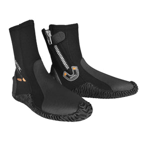 Used Seac Basic HD with Side Zipper and Semi-Rigid Sole, 5 mm Neoprene Boots-XXL