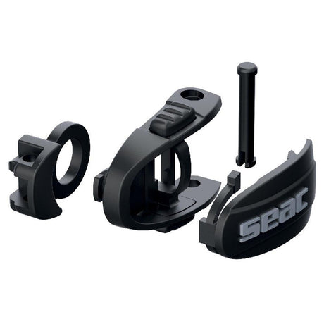 Used Seac Italica 50 S/BL Black Metal Mask-