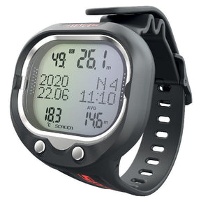 Used Seac Screen Black/White Dive Computer-Black/Red-Like New-