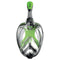 Used Seac Unica Full Face Mask-Black/Lime-Medium-