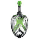 Used Seac Unica Full Face Mask-Black/Lime-Medium-