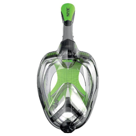 Used Seac Unica Full Face Mask-Black/Lime-Medium-