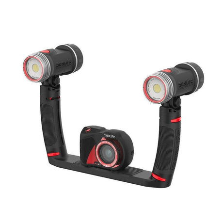 Used SeaLife Micro 2.0 Pro Duo 4000 Set (includes SL510, 2xSD2000, 2x Grips, Dual Tray, Duo Case)-Like New