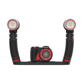 Used SeaLife Micro 2.0 Pro Duo 4000 Set (includes SL510, 2xSD2000, 2x Grips, Dual Tray, Duo Case)-Like New