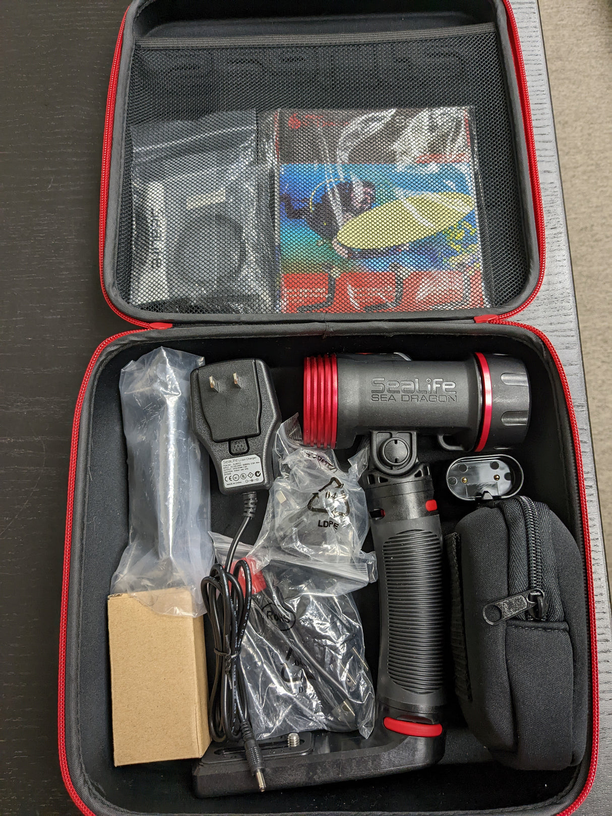 Used SeaLife Micro HD 16GB Underwater Digital Camera Set with Sea Dragon 2500F Light, Micro Tray, Grip & SL941 Sea Dragon Case-