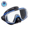 Used TUSA ADULT VISIO TRI-EX MASK-Black/Metallic Blue-Like New-
