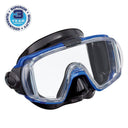 Used TUSA ADULT VISIO TRI-EX MASK-Black/Metallic Blue-Like New-