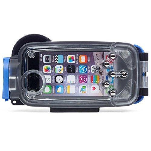 Used Watershot Pro Housing for iPhone 7 (Snorkel Blue) Flat Lens Port only-