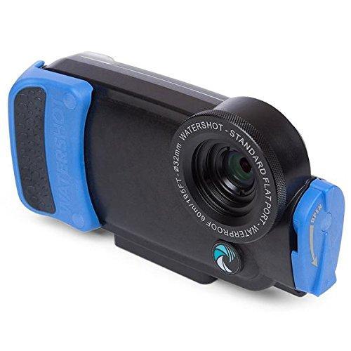 Used Watershot Pro Housing for iPhone 7 (Snorkel Blue) Flat Lens Port only-