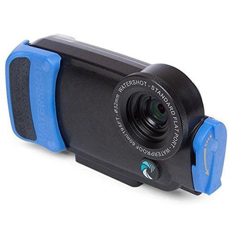 Used Watershot Pro Housing for iPhone 7 (Snorkel Blue) Flat Lens Port only-