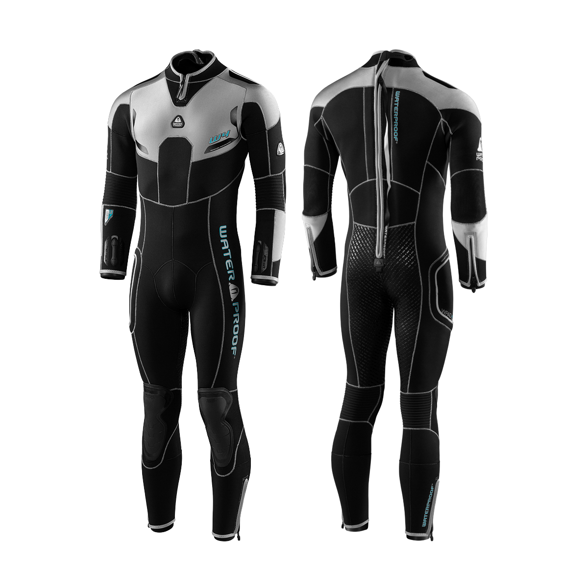 Waterproof W4 5mm Wetsuit - Mens (Blue)-XS