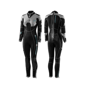 Waterproof W4 5mm Wetsuit - Womens (Blue)-2XS
