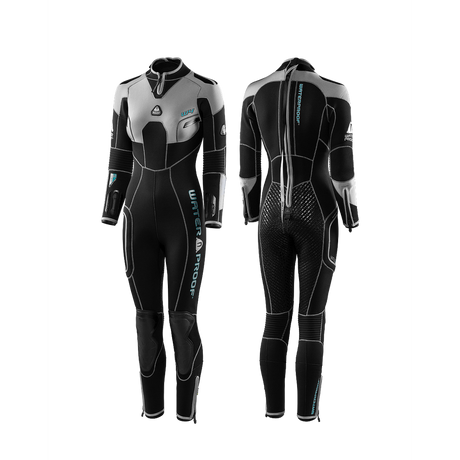 Waterproof W4 5mm Wetsuit - Womens (Blue)-2XS