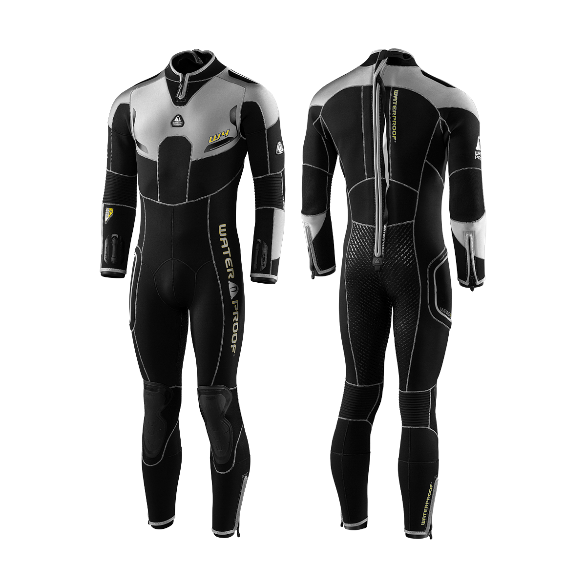 Waterproof W4 7mm Wetsuit - Mens (Yellow)-XS