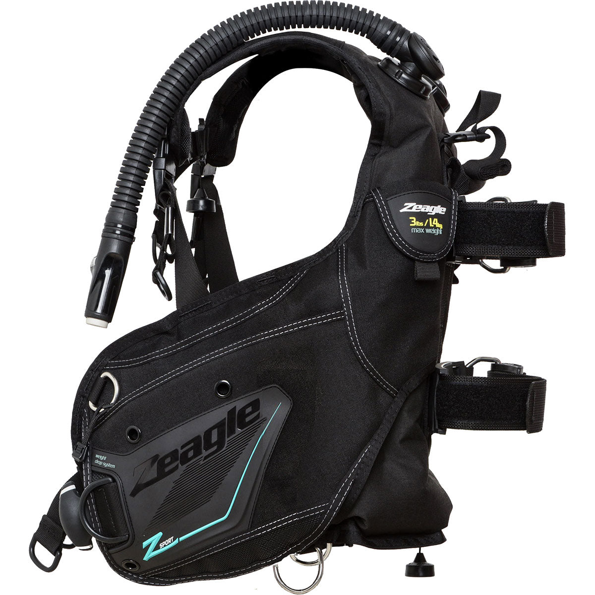 Zeagle MARINA, w/inflator, hose and RE valve-