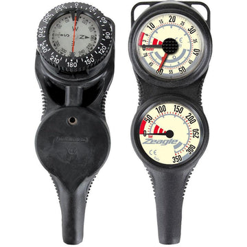 Zeagle Slimline Co-Pilot Console w/ Black Hose-Metric